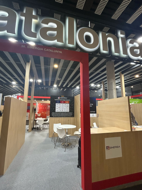 Visita TicOsona - Associació a l'estand de SINERGIA CATALUNYA al MWC Barcelona 2025